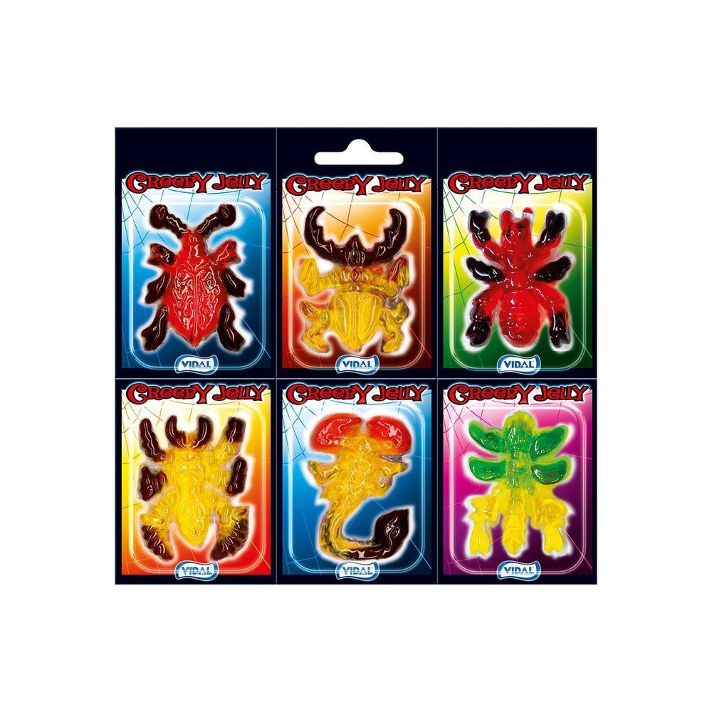 Golosina Creepy Jelly 66 unidades Vidal