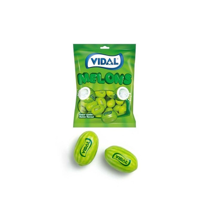 Golosina Melones Grageados Bolsa 90 g Vidal Golosinas