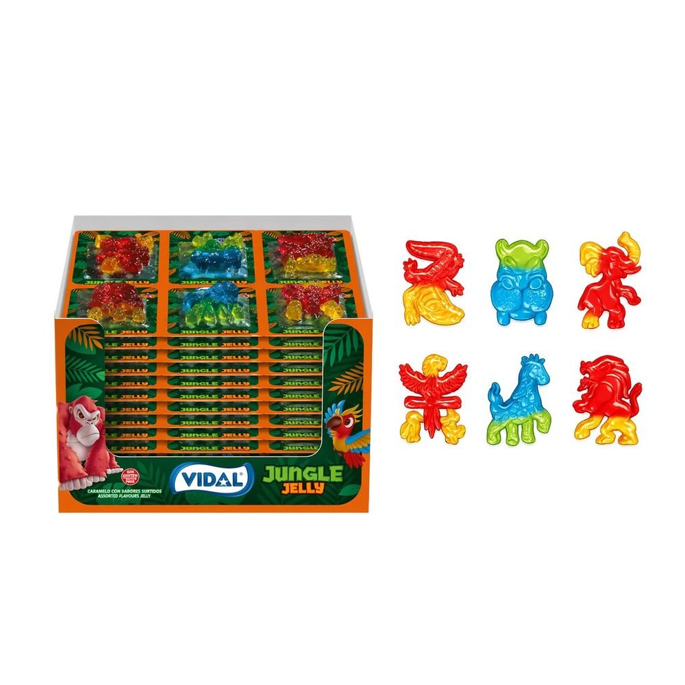 Golosina Jungle Jelly 66 unidades Vidal Golosinas