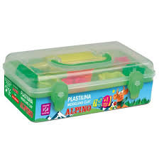 KIT PLASTILINA ALPINO 7 COLORES 90 GR 7 MOLDES + RODILLO | 1 UNIDADES | (ALPINO) Imagen principal del producto