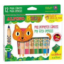 LAPIZ ALPINO BABY 12 COLORES SURTIDOS | 1 UNIDADES | (ALPINO) Imagen principal del producto