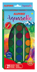 ACUARELA ALPINO 21 COL | 12 UNIDADES | (ALPINO)
