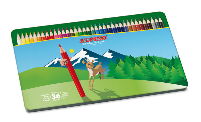 LAPIZ ALPINO 36 COLORES METAL | 1 UNIDADES | (ALPINO) Imagen principal del producto