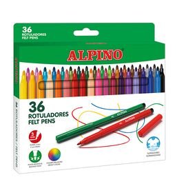 Rotulador Alpino Superlavable 3Mm 36 Unidades | Alpino | Pack 1 Unidades