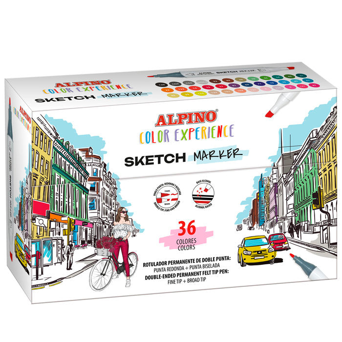Estuche Sketch Markers Color Experience | Alpino | Pack 1 Unidades Imagen principal del producto