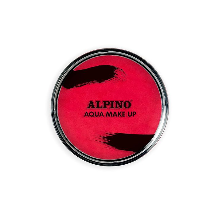 MAQUILLAJE ALPINO AQUA MAKE UP ROJO | 5 UNIDADES | (ALPINO)