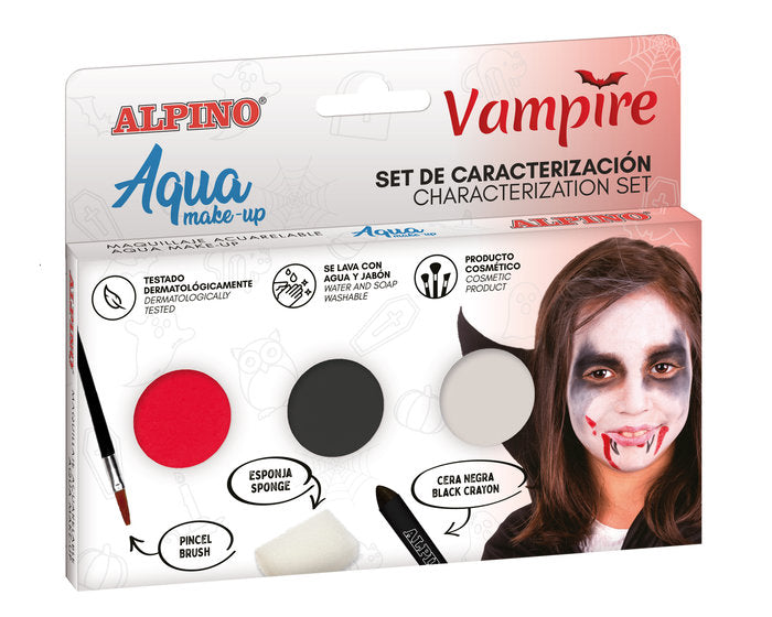Set Maquillaje Caracterización Vampiro ALPINO Imagen principal del producto