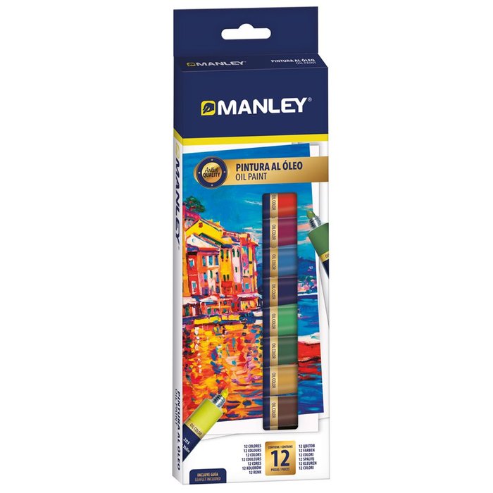 PINTURA OLEO MANLEY 12 COLORES | 1 UNIDADES | (MANLEY PRODUCTOS, S,A,) Imagen principal del producto