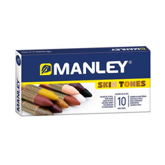 CERAS MANLEY SKIN TONES 10 COLORES | 10 UNIDADES | (MANLEY PRODUCTOS, S,A,)
