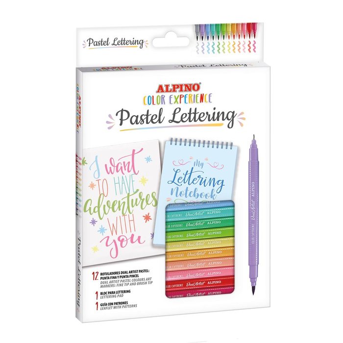 Kit Color Experience Lettering Pastel | Alpino | Pack 1 Unidades Imagen principal del producto