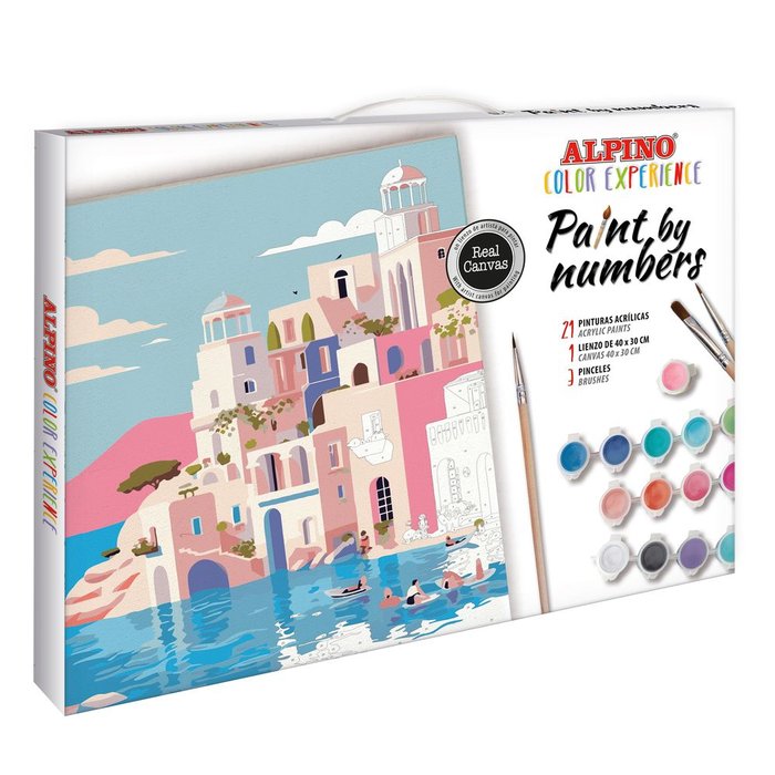 SET ALPINO COLOR EXPERIENCE PINTAR POR NUMEROS GRECIA | ALPINO | 1 UNIDAD | 8413240616719 Imagen principal del producto