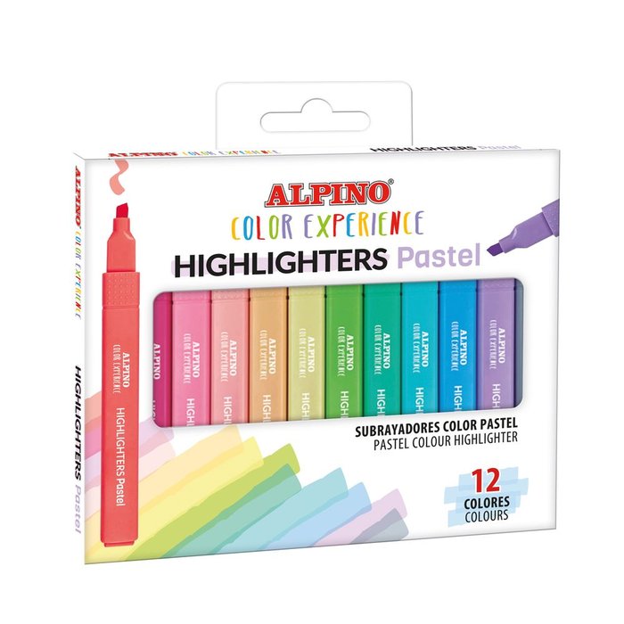 Marcador Alpino Color Experience 12 Colores Pastel Imagen principal del producto