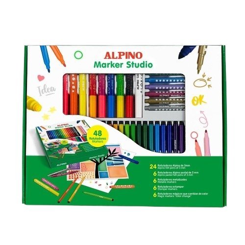 Set Rotuladores Alpino Marker Studio