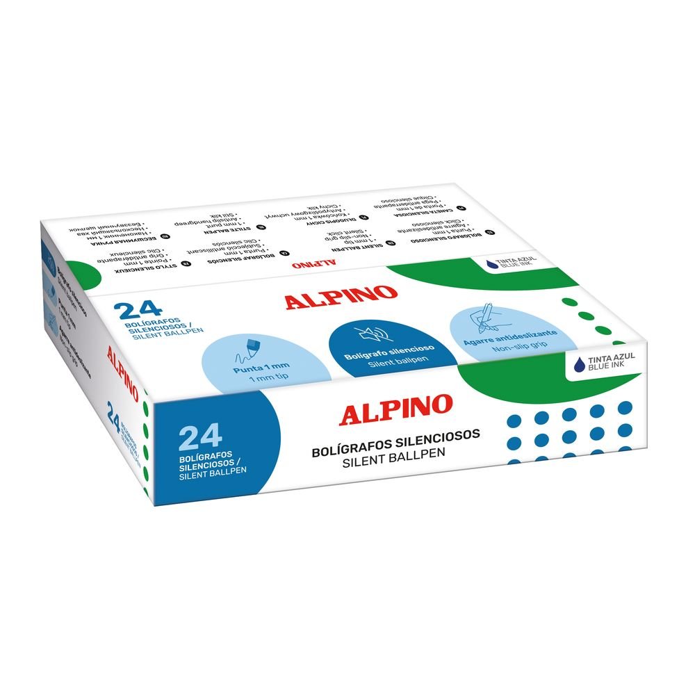 Boligrafo Alpino Silence Dot Azul Marca Alpino