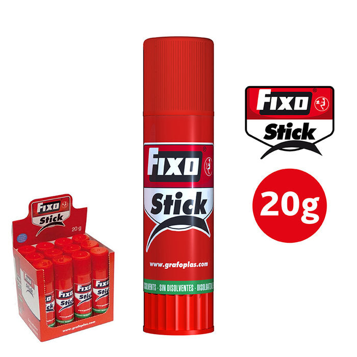 PEGAMENTO BARRA 20GRS FIXO STICK | 24 UNIDADES | (GRAFOPLAS) Imagen principal del producto