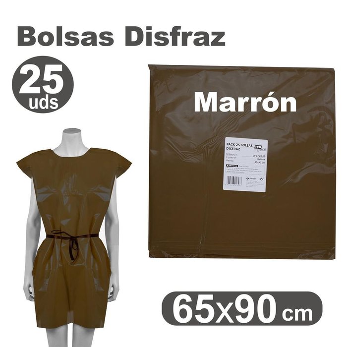 Bolsa Disfraz 65x90 25 Unid Marrón GRAFOPLAS Imagen principal del producto