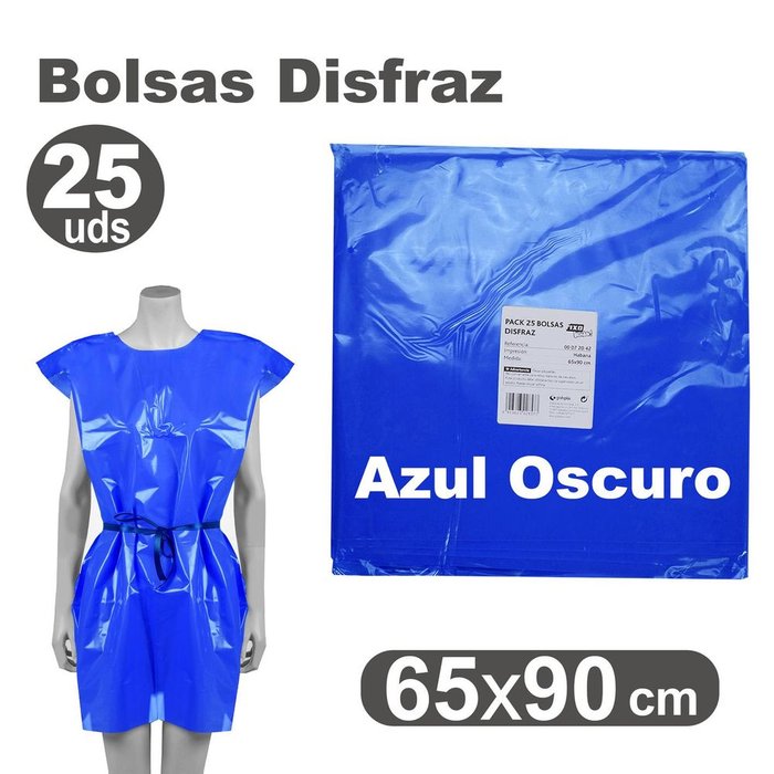 Bolsa disfraz 65x90 25 unidades azul oscuro GRAFOPLAS Imagen principal del producto