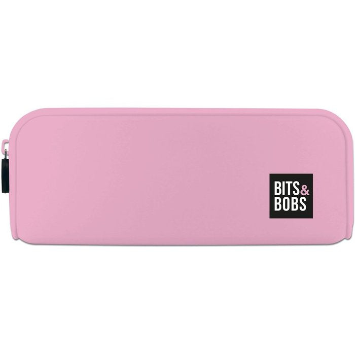 PORTATODO SILICONA ROSA PASTEL BITS&BOBS | GRAFOPLAS DISEÑO