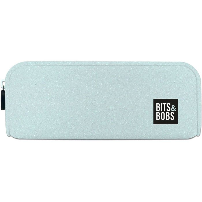 PORTATODO SILICONA AZUL GLITTER B&B 23,1x31,3x2,8cm