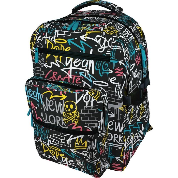 MOCHILA ESCOLAR JUVENIL BIGPACK B&B 24 WALL | GRAFOPLAS DISEÑO Imagen principal del producto