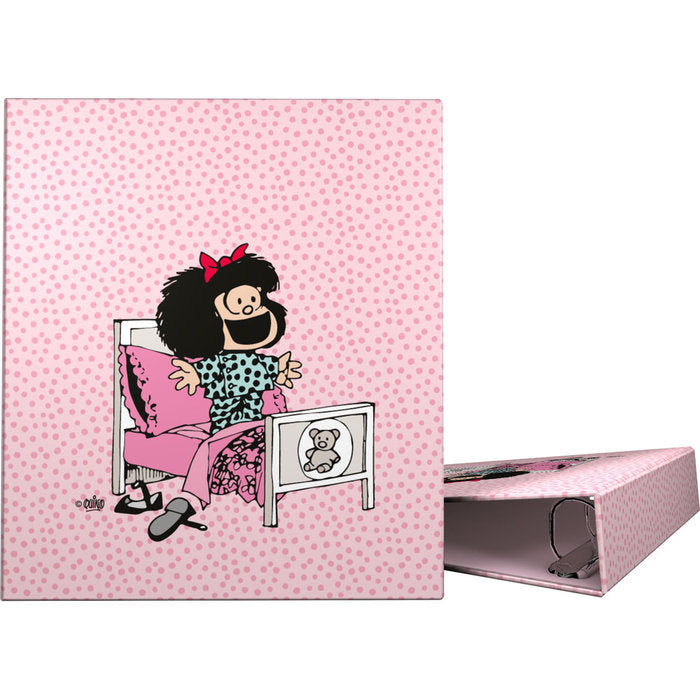 Carpeta 4 Anillas 40 mm Forrada Mafalda 24 Morning GRAFOPLAS DISEÑO