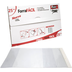 FORRAFACIL FIXO SOLAPAS AJUSTABLES 290X530 MM | 25 UNIDADES | (GRAFOPLAS)