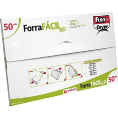 FORRAFACIL FIXO PP SOLAPA AJUSTABLE 300X520 ECO FIXO | 50 UNIDADES | (GRAFOPLAS)