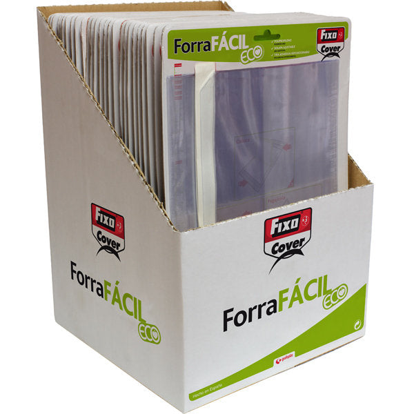 Paq/5 forro libros ajustable 30x52cm forraFácil polipropileno