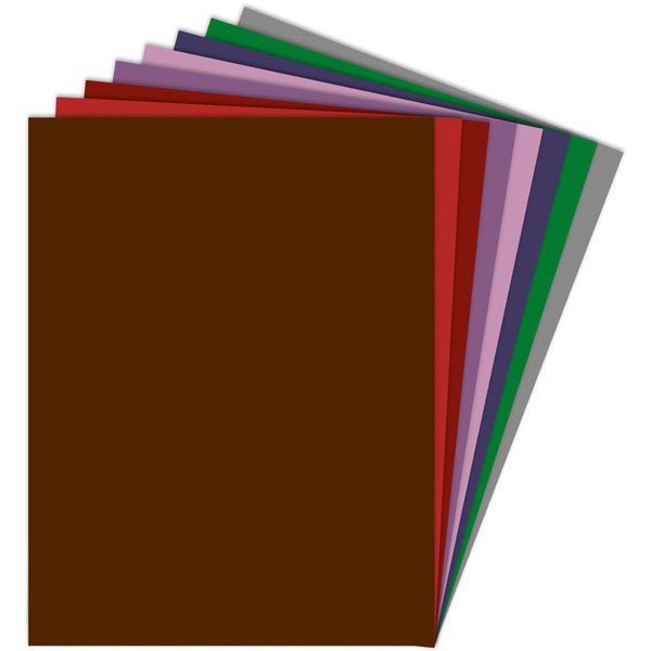 Paq/25 Cartulina Fixo 50x65 180g. Marron Chocolate