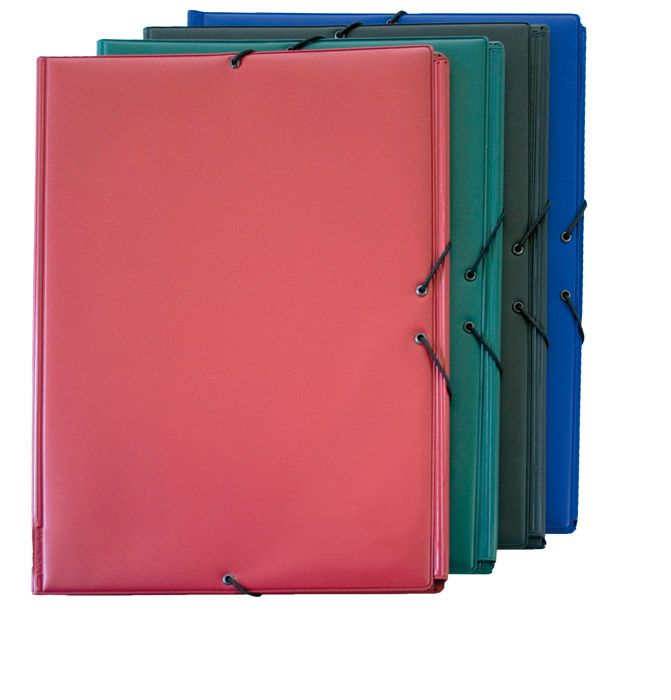 CARPETA FOLIO GOMAS SOLAPA PLASTICO AZUL | 1 UNIDADES | (GRAFOPLAS)