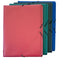CARPETA FOLIO GOMAS SOLAPA PLASTICO AZUL | 1 UNIDADES | (GRAFOPLAS)