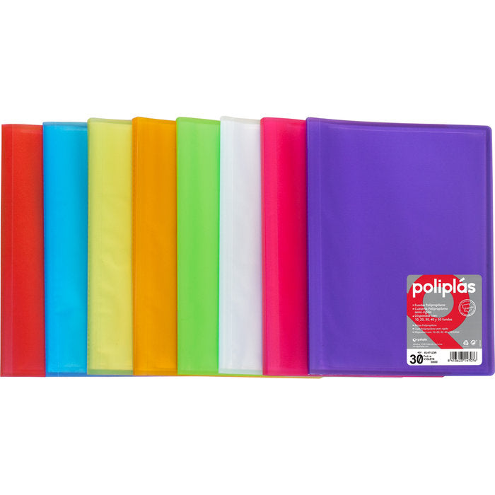 Carpeta Funda Soldada Translucida Fucsia GRAFOPLAS pack 20