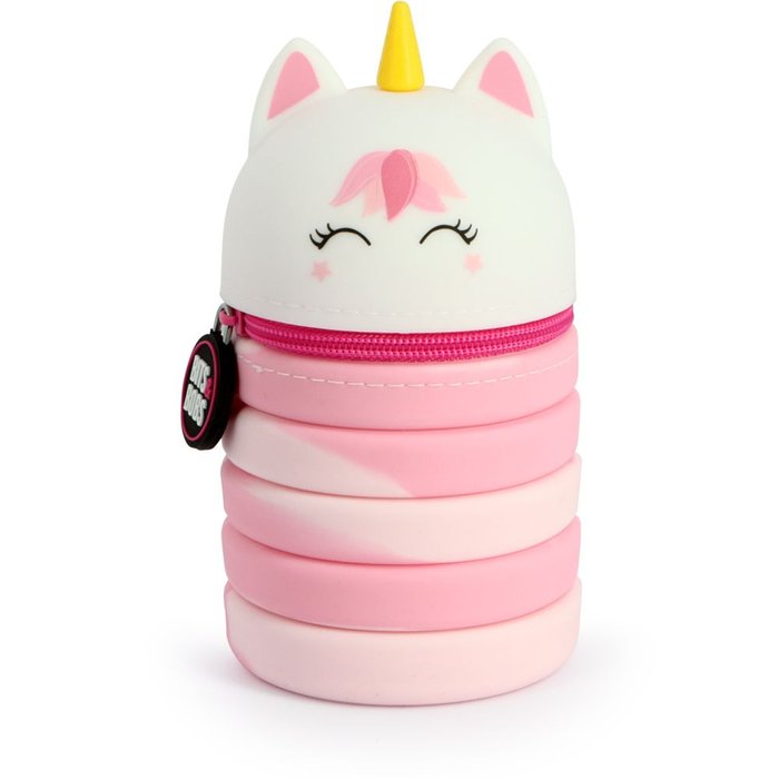 PORTATODO UNICORNIO SILICONA TELESCOPICO BITS&BOBS | GRAFOPLAS DISEÑO Imagen principal del producto