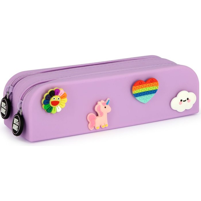 PORTATODO DOBLE DIY SILICONA PINS LAVANDA BITS&BOBS INFANTI | GRAFOPLAS DISEÑO