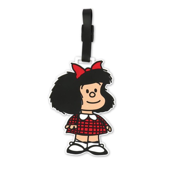 PORTADISTINTIVO MALETA SILICONA MAFALDA 25 | GRAFOPLAS DISEÑO Imagen principal del producto