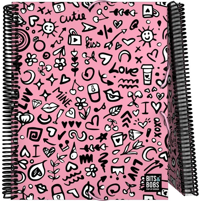 Carpeta Fundas Maxiplas PP 30F I Love You GRAFOPLAS Diseño