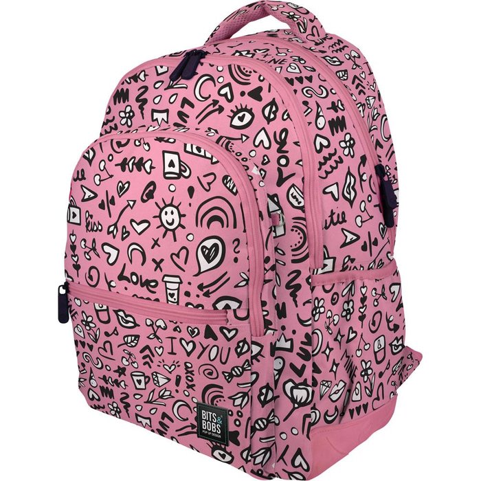 MOCHILA RUBBER B&B I LOVE YOU 25 | GRAFOPLAS DISEÑO