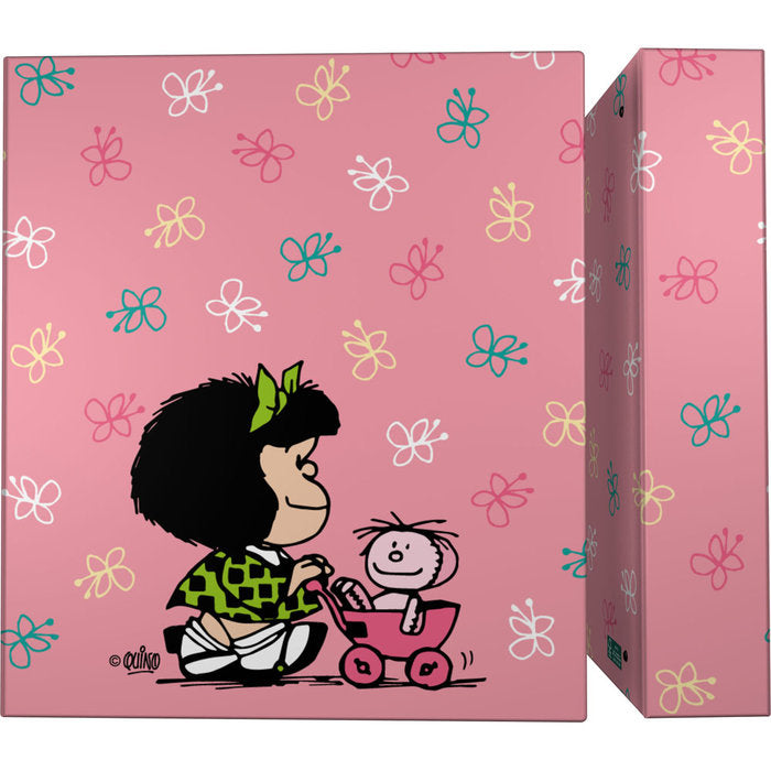 Carpeta A4 Forrada 4 Anillas 40mm Mafalda Baby Cart GRAFOPLAS DISEÑO Imagen principal del producto