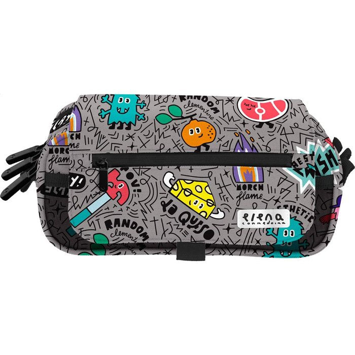 PORTATODO TRIPLE CON SOLAPA EC RANDOM 25 | GRAFOPLAS DISEÑO