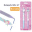 Blister 2 Bolígrafos Gel Borrables con Grip Unicornios Rainbow BITS&BOBS
