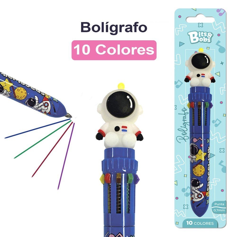 Bolígrafo 10 colores Astronaut Bits&Bobs
