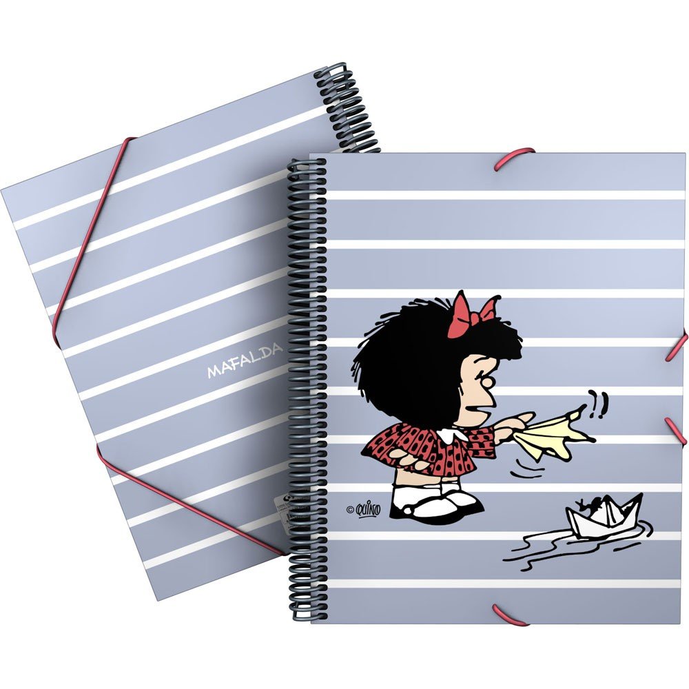Carpeta Maxiplas PP 30 Fundas Mafalda Boat 26 GRAFOPLAS DISEÑO