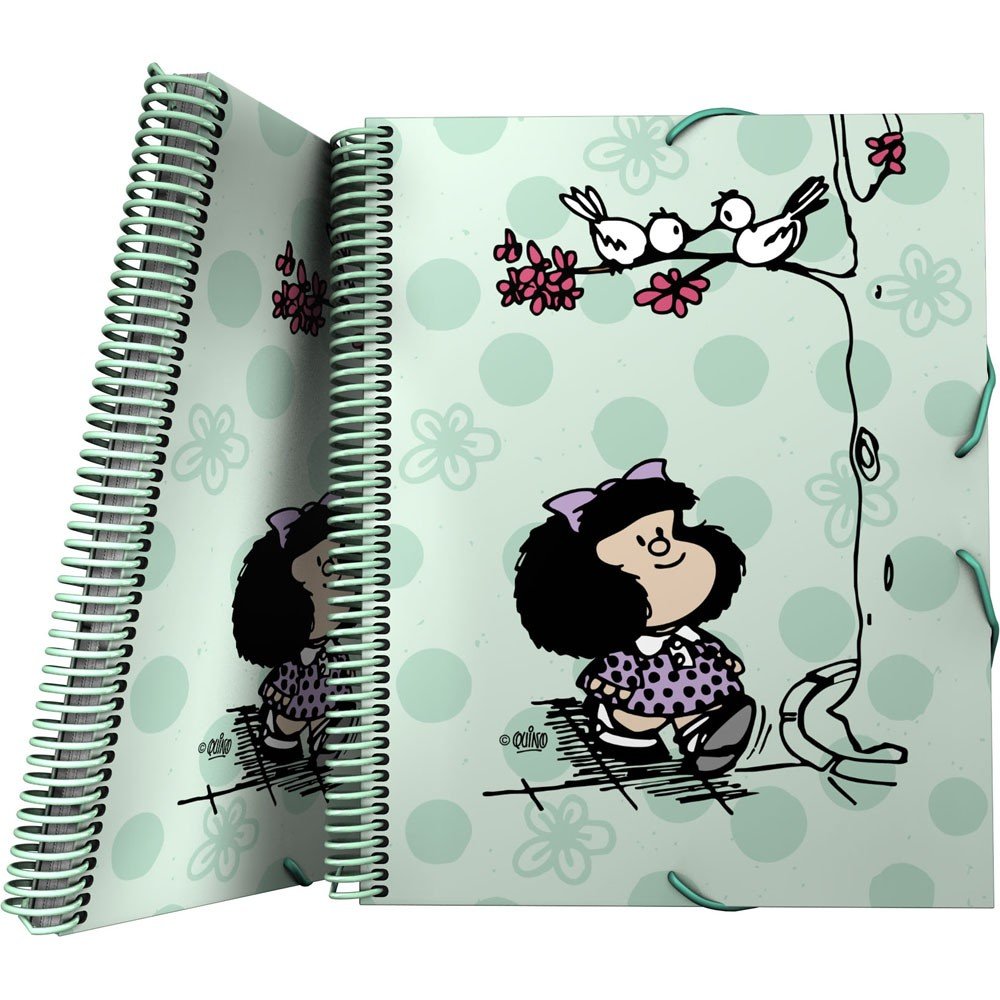 Carpeta Maxiplas PP 30 Fundas Mafalda Kiss 26 GRAFOPLAS DISEÑO