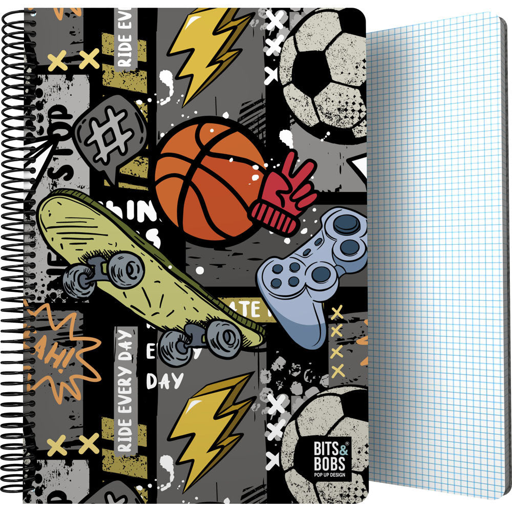 Cuaderno Folio 80H 90G Cuadro 4MM B&b Free Sport 26 Imagen principal del producto