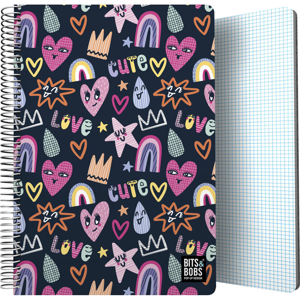Cuaderno Folio 80H 90G Cuadro 4mm B&b Cute Imagen principal del producto