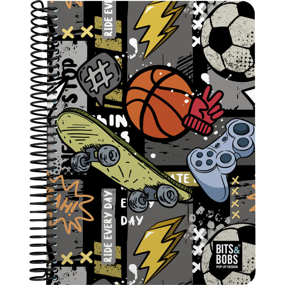 Cuaderno PP A5 80H 90G Cuadro 4mm Grafoplas Diseño Imagen principal del producto