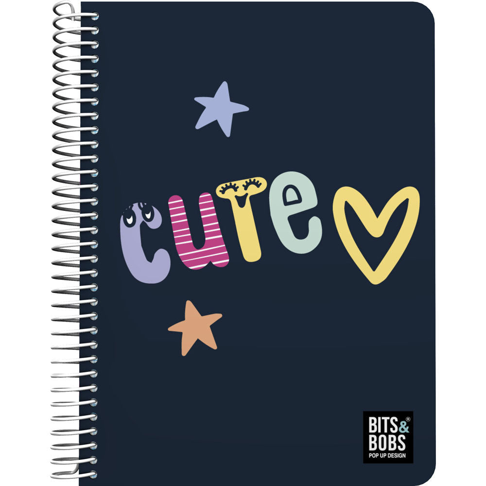 Cuaderno PP A5 80H 90G Cuadro 4mm B&b Cute GRAFOPLAS DISEÑO Imagen principal del producto