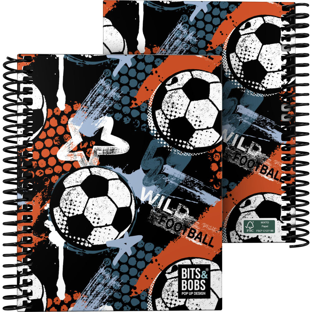 Cuaderno For A6 Cuadro 5MM B&b Wild Football GRAFOPLAS DISEÑO Imagen principal del producto