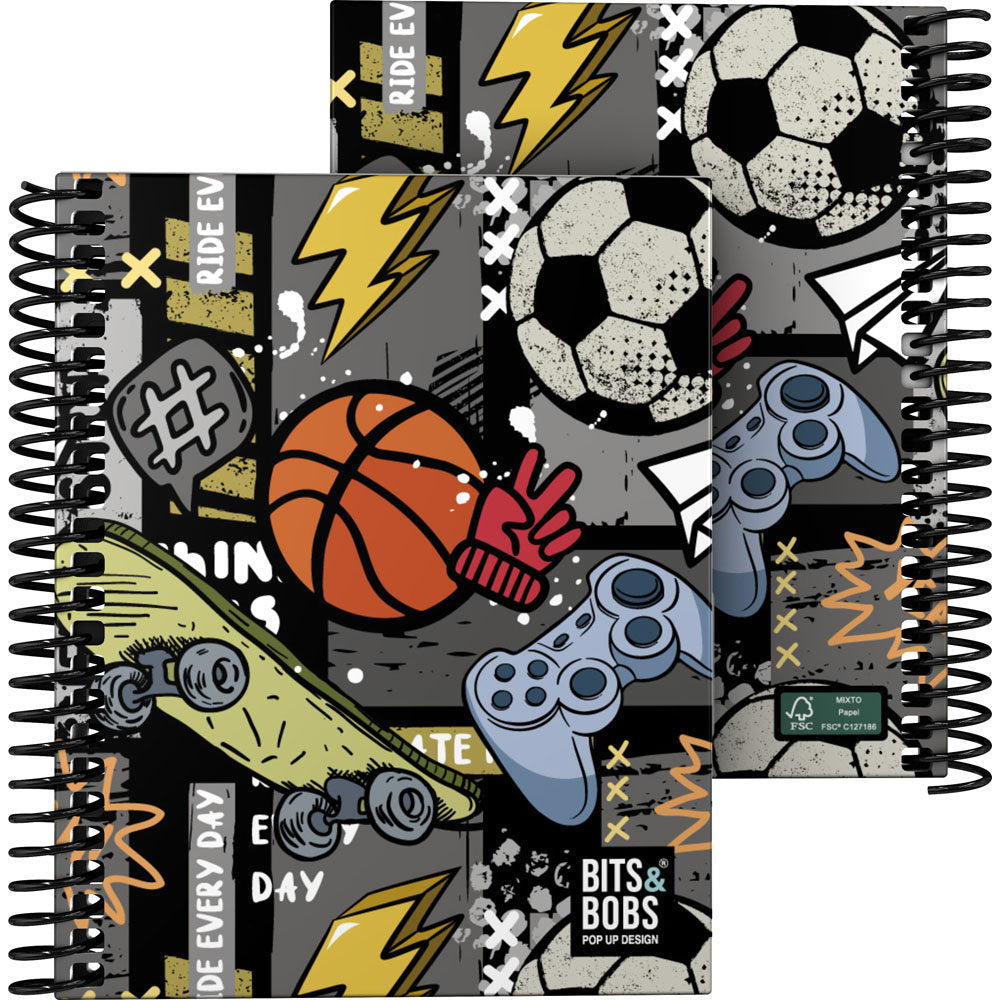 Cuaderno For A6 Cuadro 5mm B&b Free Sport GRAFOPLAS DISEÑO Imagen principal del producto