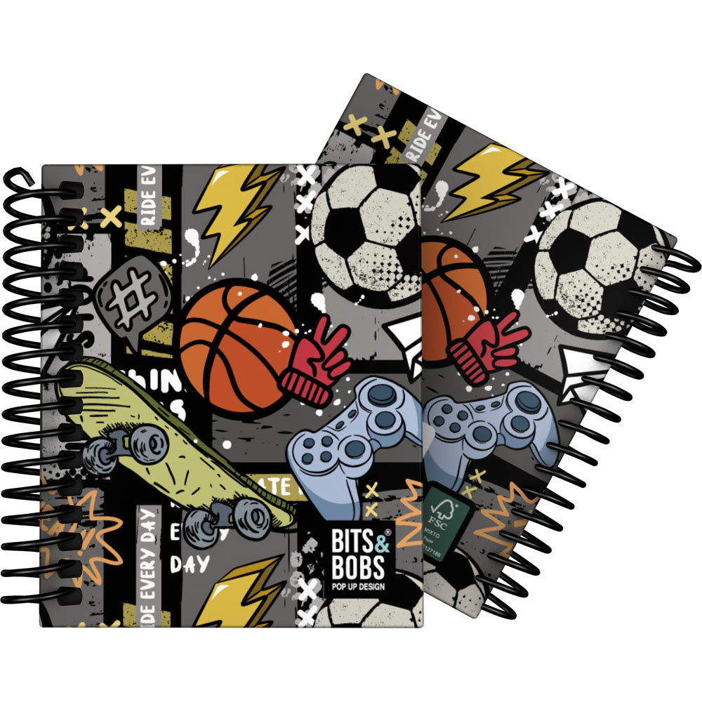 Cuaderno for A7 Cuadro 5mm B&b Free Sport GRAFOPLAS DISEÑO Imagen principal del producto
